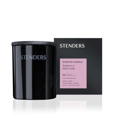 STENDERS Ароматическая свеча «Малина и черная ваниль» 230 г