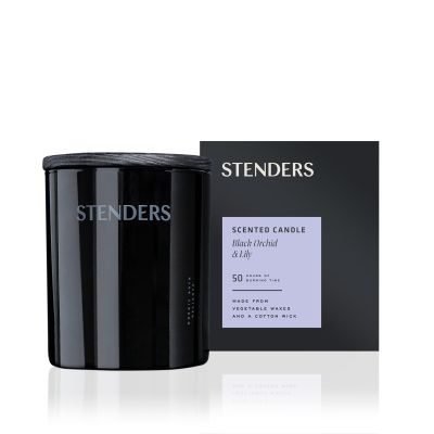STENDERS Ароматическая свеча «Черная орхидея и лилия» 230 г